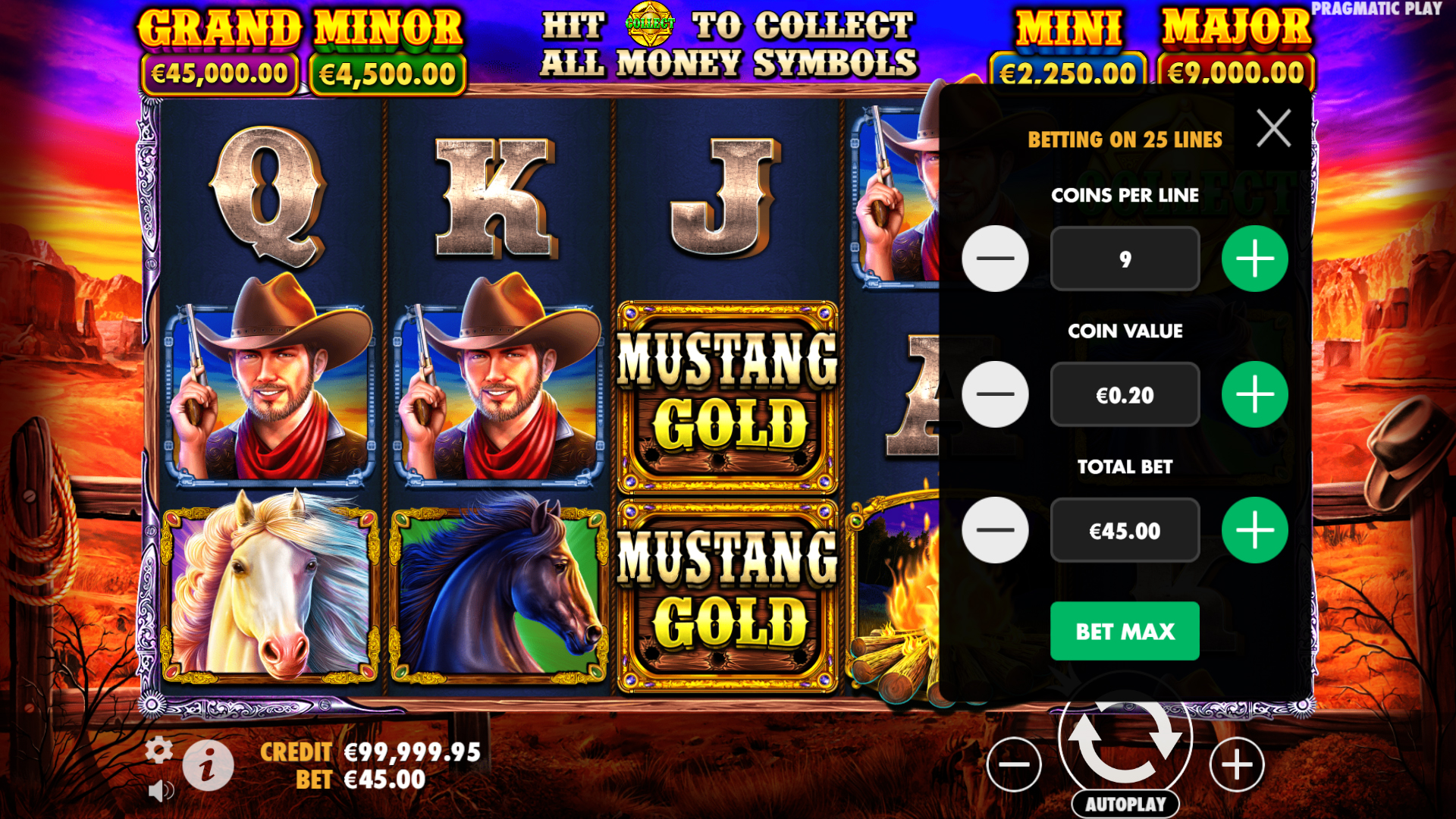 Mustang Gold slot at Mostbet online casino